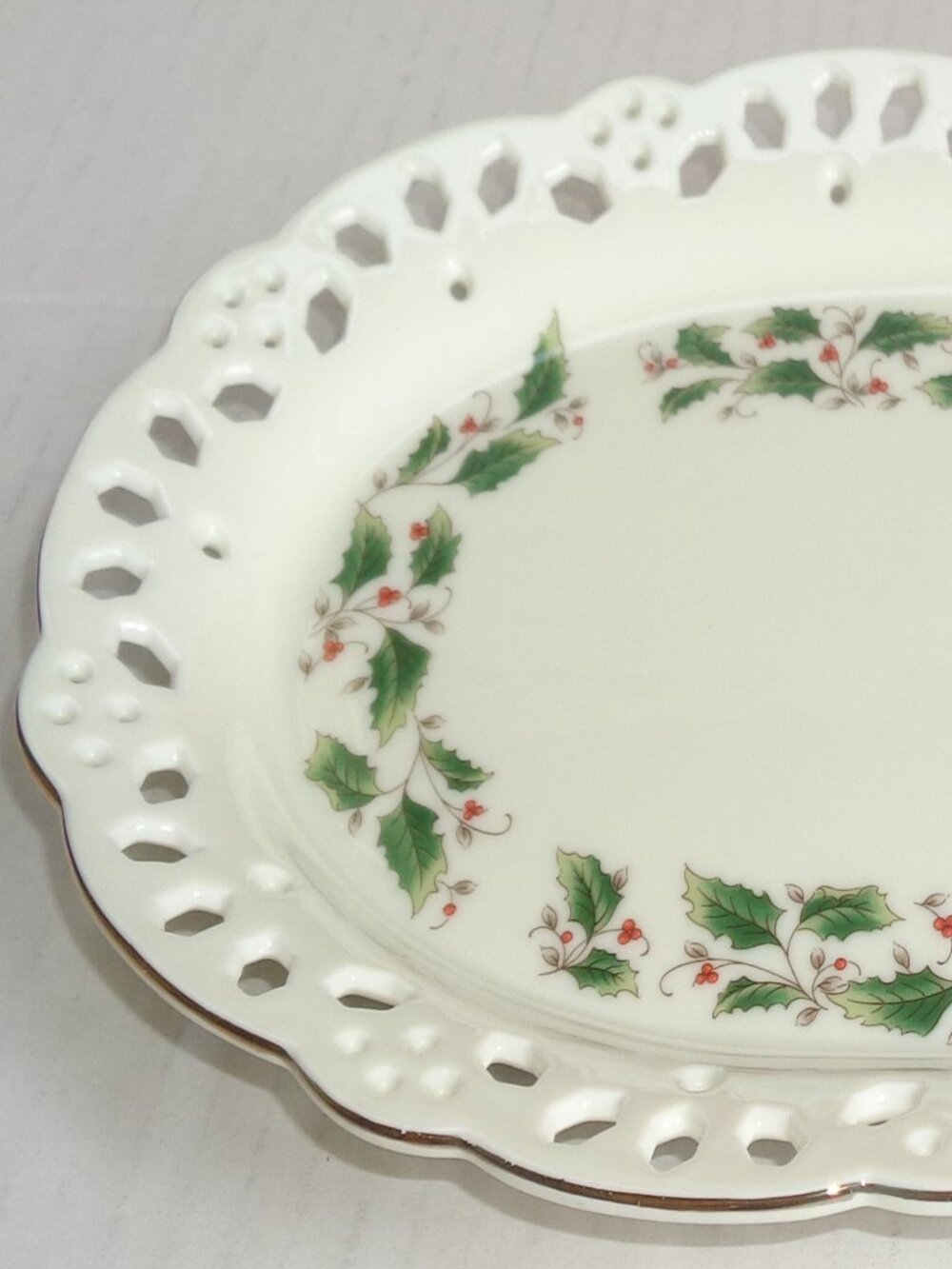 Vintage Royal Limited Pierced Canape / Serving Tray Platter